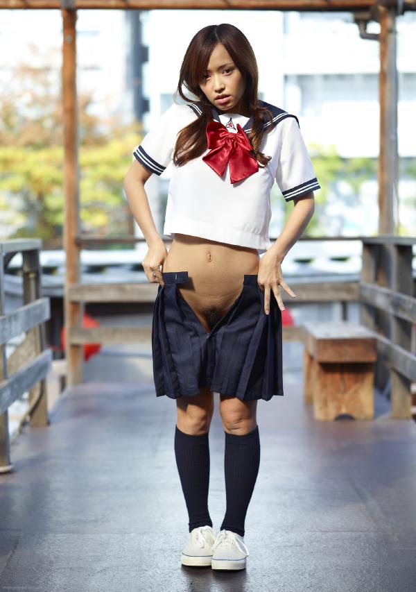 Mayuko japansk skoleuniform del 2 #37